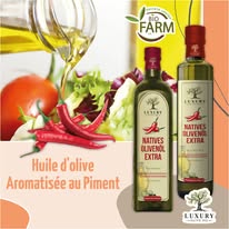 Huile d’olive aromatisée au piment fort